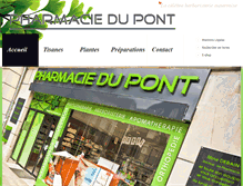 Tablet Screenshot of pharmacie-du-pont.com